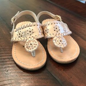 Jack Rogers Rose Gold Sandals